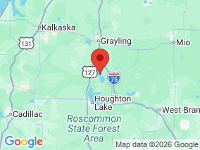 Map of Site Report: Higgins Lake, United States of America